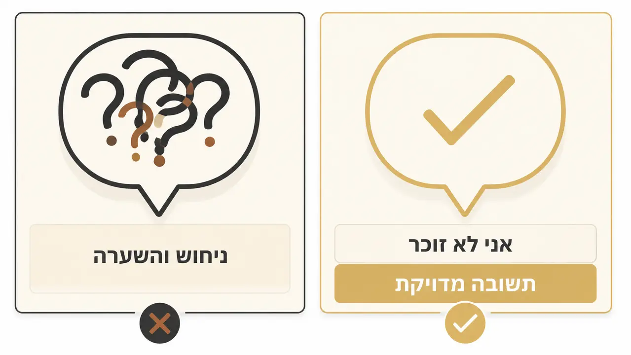 מה לא להגיד בחקירה גם אם אני בטוח שאני חף מפשע?